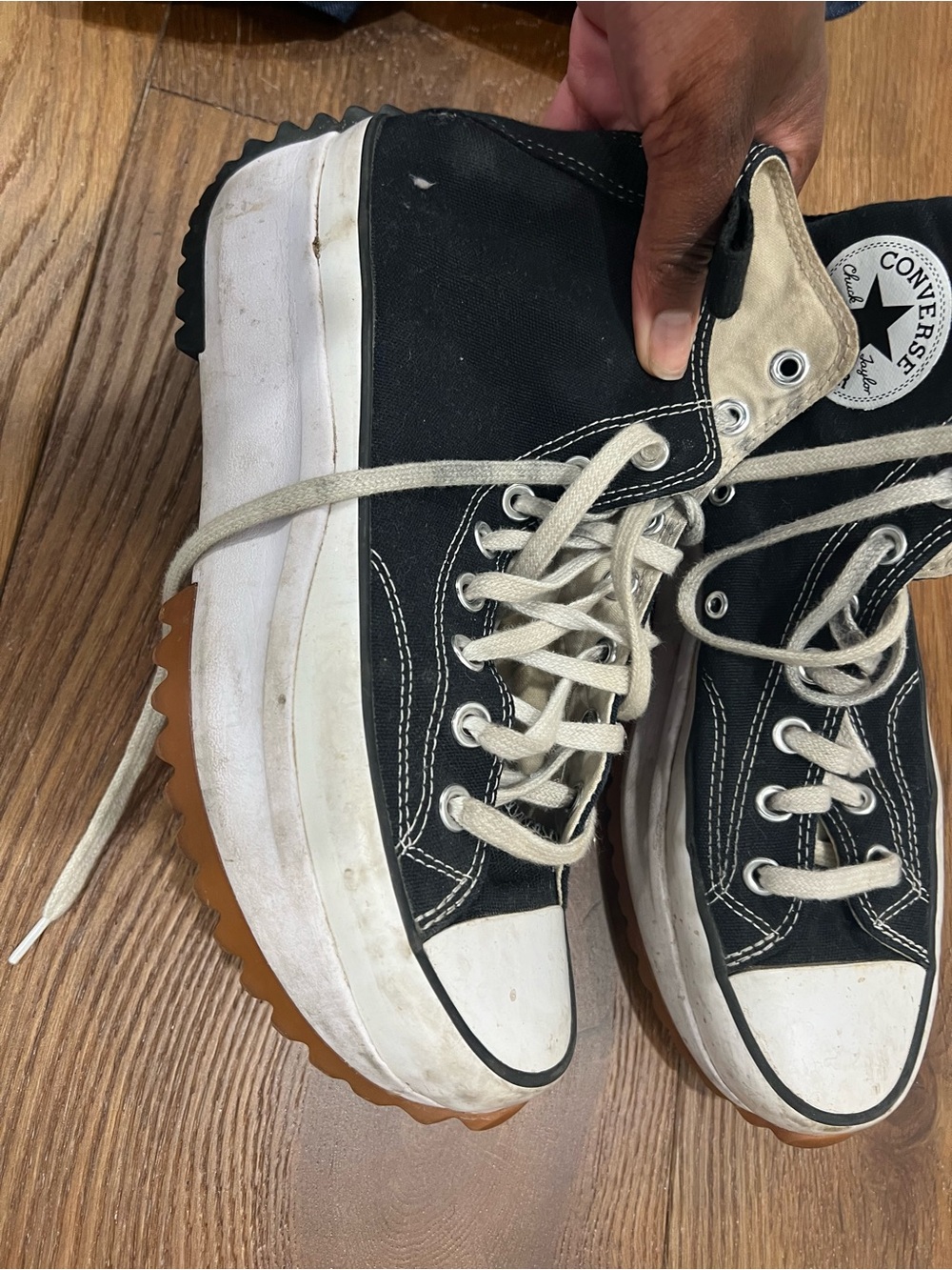 Converse High Top Sneakers - Black & White